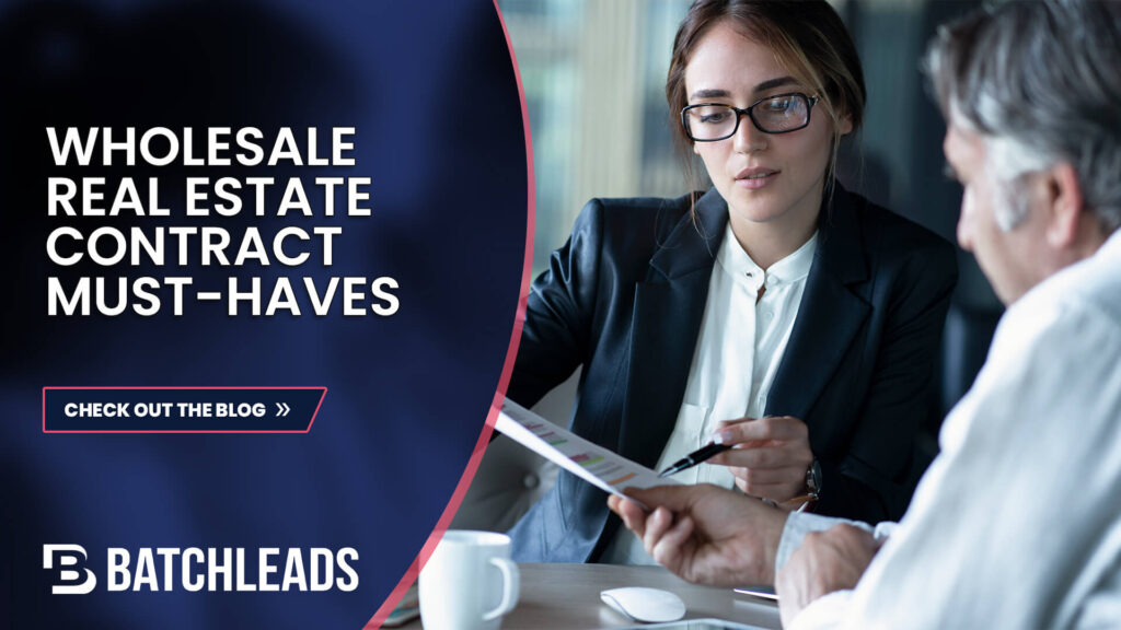 3 Must-Haves In a Wholesale Real Estate Contract