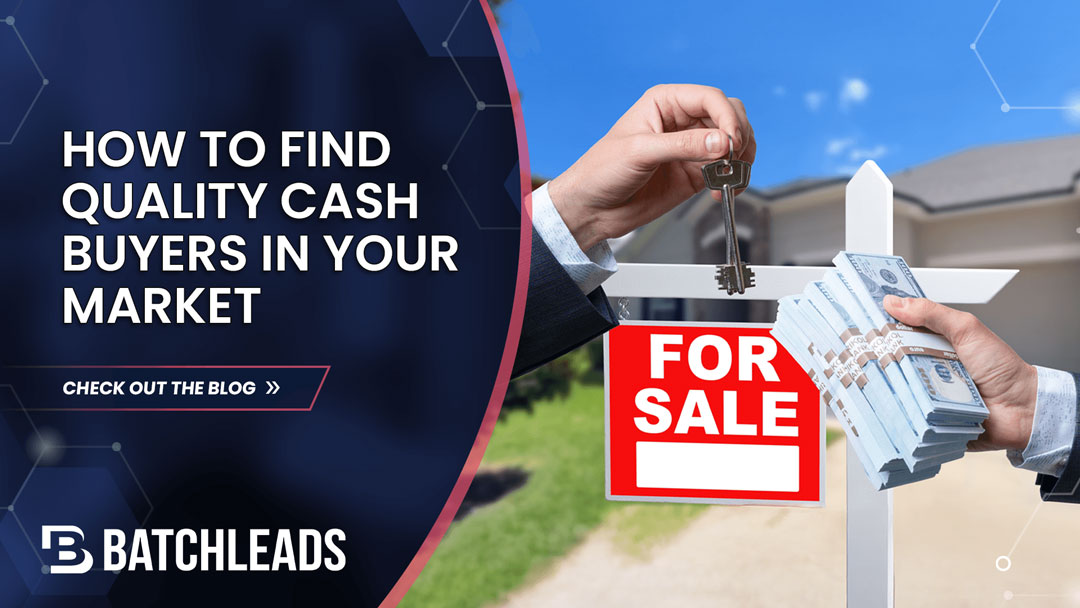 How to find cash buyers list in your market