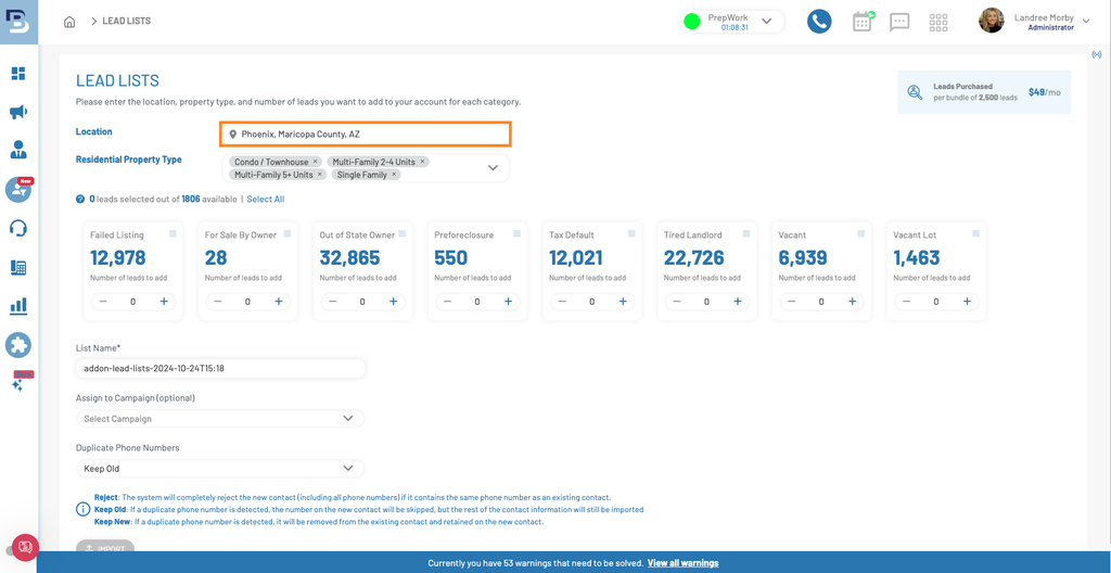 Find and Connect With Failed Listing Leads Using BatchDialer